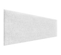 DHOME Cabecero de Lino Natural Liso Cabezal Tapizado Cama Dormitorio Moderno Top Trending (Blanco, 145cm (Camas 120/135/140))