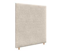 DHOME Cabecero de Lino Natural Liso hasta el Suelo con 8cm de Grosor Cabezal Tapizado Cama Dormitorio Moderno Top Trending (Beige, 90cm (Camas 80))
