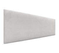 DHOME Cabecero de Pana Liso Alta Gama Moderno Cabezal Tapizado Cama Lujo Dormitorio Acolchado (Blanco Hueso, 160 cm)
