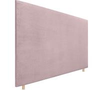 DHOME Cabecero de Pana Liso hasta el Suelo con 8cm de Grosor Cabezal Tapizado Cama Dormitorio Moderno Top Trending (Rosa Palo, 140cm)