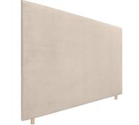 DHOME Cabecero de Pana Liso hasta el Suelo con 8cm de Grosor Cabezal Tapizado Cama Dormitorio Moderno Top Trending (Beige, 140cm)