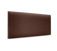 DHOME Cabecero de Polipiel o Tela AQUALINE Liso Cabeceros Cabezal Tapizado Cama Lujo (Chocolate Polipiel)