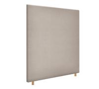 DHOME Cabecero de Polipiel o Tela Aqualine Liso hasta el Suelo cabeceros Cabezal tapizado Cama (110x120cm (105), Tela Beige)
