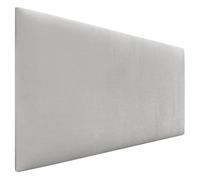 DHOME Cabecero de Terciopelo Liso Alta Gama Moderno Cabezal Tapizado Cama Lujo Dormitorio Acolchado (Blanco, 95cm)
