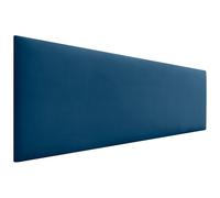 DHOME Cabecero de Terciopelo Liso Alta Gama Moderno Cabezal Tapizado Cama Lujo Dormitorio Acolchado (Azul, 150cm)