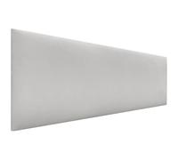 DHOME Cabecero de Terciopelo Liso Alta Gama Moderno Cabezal Tapizado Cama Lujo Dormitorio Acolchado (Blanco, 150cm)