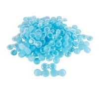 Dhoptical 100 fundas coloridas para lentes de contacto, ojos izquierdos/derechos (azul transparente)