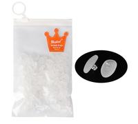 Dhoptical - Almohadillas suaves para la nariz (250 pares), material de silicona mate de 12 mm/14 mm para tienda de gafas y hospital ocular (12 mm, 100 pares)