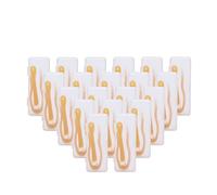 Dhoptical - Juego de 20 pinzas para lentes de contacto con ventosa con punta suave colorida (amarillo)