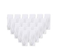 Dhoptical - Juego de 20 pinzas para lentes de contacto con ventosa con punta suave colorida (blanco)