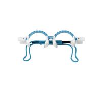 Dhoptical Marco de prueba profesional de 50 mm ~ 72 mm, medio marco de aleación de aluminio que puede llevar 4 lentes, con medición de distancia cercana a los ojos, piernas ajustables, tienda de gafas