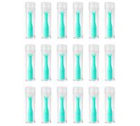 Dhoptical Removedor de lentes esclerales duros, paquete de 18 insertadores RGP para lentes blandas y duras, removedor de lentes de contacto (espuma de mar)