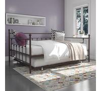 DHP Manila Cama de Día de Metal/Cama Nido Bronce Doble