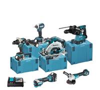 DHP492 + DTD153 + DHR243 + DGA513 + DHS680 + DTM52 + 3 x BL1850 18V 5Ah + 1 x DC18RC Makita DLX6139JX1