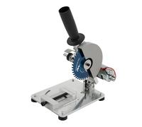 DHQCQL Mini sierra de mesa portátil, 0-45 °, 96 W, sierra manual para corte preciso de madera, acero y aluminio, hasta 9000 rpm