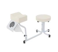 DHQCQL Silla de cuidado de los pies, 22 W 220 V, soporte de piernas móvil, cuidado de los pies con ventilador de limpieza de polvo, almohadilla de poliuretano multifuncional, silla de pedicura para