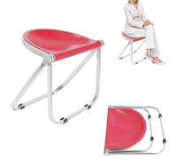 DHQCQL Silla plegable, silla de jardín sin reposabrazos, moderna silla de balcón plegable para interior y exterior, electrochapada, PET, acolchada, sillas plegables para jardín, para camping, playa