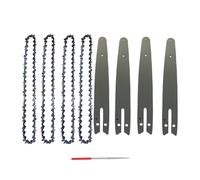 DHRCONPA Cadena y placa guía de acero de 4/8 de pulgada for motosierra eléctrica. Repuesto for motosierra eléctrica.
