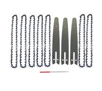 DHRCONPA Motosierra eléctrica portátil inalámbrica sin escobillas de 6/8 pulgadas for poda de árboles y ramas, ideal for trabajos de carpintería y jardinería.