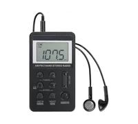 Dhrs Personal Am/fm Pocket Radio Portable Vr-robot, Mini Digital Tuning Walkman Radio, with Rec