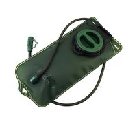 DHSBGWSX 1 bolsa de agua verde militar de 2 litros, bolsa de agua para senderismo, depósito de agua, recarga de bolsa de agua, accesorios de senderismo