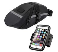 DHSBGWSX 1 Bolsa para Bicicleta, 1 Bolsa para Teléfono Deportivo, Alforja para Bicicleta, Bolsa para Guardar Bicicletas, Accesorios para Bicicletas