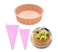 DHSBGWSX 1 molde de silicona y 2 bolsas decorativas, bolsas de crema, molde para tartas, molde para postres, accesorios para hornear