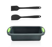DHSBGWSX 1 molde para pan, 1 espátula, 1 cepillo, molde de silicona para pan de silicona, molde de silicona para hornear pasteles, molde de silicona para hornear pan