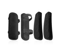 DHSBGWSX 1 par de almohadillas para reposabrazos, 2 fundas para reposabrazos a prueba de polvo, almohadillas antideslizantes para los codos, adecuadas para sillas de oficina y sillas de juego