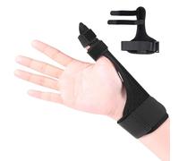DHSBGWSX 1 Pieza Negro Férula De Dedo, Guante De Artritis De Muñeca Porosa Transpirable Férula Del Dedo Guante De La Vaina Del Tendinitis Adecuado Para La Fibromialgia, Tendinitis