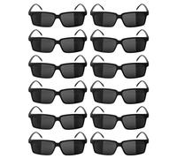 DHSBGWSX 12 piezas de gafas de sol, gafas divertidas, gafas de juego, mini gafas de detective, gafas para niños, accesorios de juguete de detective, gafas de fiesta de cumpleaños