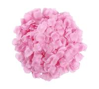 DHSBGWSX 1200 pétalos de rosa artificiales, accesorios de fotografía, decoración romántica, adecuados para bodas, aniversarios, día de San Valentín (rosa)