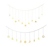 DHSBGWSX 2 Colgantes De Pared Decorativos De Luna, Decoración De Pared, Decoración De Pared Boho, Decoración De Pared Del Dormitorio