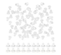 DHSBGWSX 20 Tapones para Los Oídos Tipo Platillo Volador, 100 Piezas De Tapones para Los Oídos Universales, Tapones para Los Oídos De Silicona, Tapones para Los Oídos, Tapones De Goma Anticaída