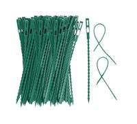 DHSBGWSX 300 bridas de jardín, espigas verdes, bridas de soporte para plantas, herramientas de encuadernación de jardín, bridas para plantas trepadoras, arbustos, árboles y plantas trepadoras