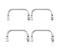 DHSBGWSX 4 marcos de aluminio para bolsas, accesorios de fabricación de bolsos, accesorios de bricolaje, kits de bricolaje, herramientas de bricolaje