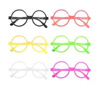 DHSBGWSX 6 gafas redondas para niños, clásicas, unisex, perfectas para fiestas y cumpleaños
