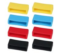 DHSBGWSX 8 Piezas Bucles Para Correa De Reloj, Soporte Para Correa De Reloj, Soporte Para Correa De Reloj, Hebilla De Reloj De Silicona, Piezas De Repuesto Para Correa De Reloj