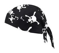 DHSBGWSX Gorro Elástico de Ciclismo para Deportes Al Aire Libre, Personalizado, para Correr, Bandana Pirata de Calavera