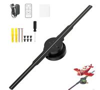 DHsdlpLU Proyector de Holograma 3D LED para Publicidad, Pantalla Inteligente con Bluetooth y App, LED 1010RGB HD, 352 LED de Resolución para Negocios