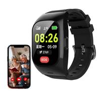 DHsdlpLU Reloj Emergencia Ancianos Inteligente Localización, Vibración Y Sonido Recordatorios Duales Regalo Ideal para Se Configura para 15 Miembros Screen