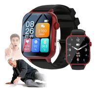 DHsdlpLU Reloj Inteligente para Personas Mayores con GPS, detección de caídas, localización, vibración y Sonido. Doble recordatorio. Ideal para Regalar a Personas Mayores Red