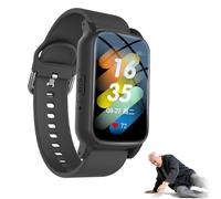 DHsdlpLU Reloj Localizador GPS Adultos Personas Mayores con Detección De Caídascon Botón De Llamada De Emergencia Monitoreo De La Salud para Mayores Black