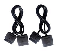 DHSKZRMJ 2 cables de extensión para controlador PS2 de 1,8 m, compatible con extensión de controlador/reemplazo para consola de juegos Sony PlayStation 2 PS2