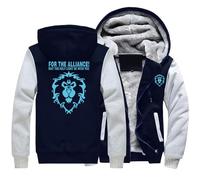 DHUAOPCK Chaqueta Casual Hombre World of Warcra-ft, Abrigo de Forro Polar Gruesos Suave al Tacto, Sweatshirts Informal con Estampado, de Recreación, Cazadora(Multicolor 4,XL)
