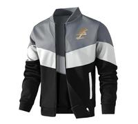 DHUAOPCK Chaqueta de primavera hombre Para Ha. ya-bu.sa, Cortavientos y transpirable al máximo, ideal para el uso diario, trabajo y ocasiones informales, perfecta(Grey,XL)