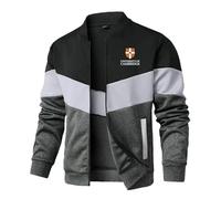 DHUAOPCK Chaqueta ligera hombre Para University of Ca-mbr-idge, Tejido resistente y de calidad, adecuada para senderismo, deporte y actividades al aire libre, perfecta(Black,S)