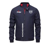 DHUAOPCK Chaqueta universitaria hombre American Muscle Car Enthusiast, Chaqueta bomber estilo urbano clásico, perfecta para ciudad, excursiones y uso casual, perfecta(Navy Blue,L)