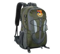 DHUAOPCK Mochila de senderismo impermeable Im-perial College London, Mochila impermeable para viaje diario, Mochila de senderismo ligera gran capacidad, capacidad(Dark Green)