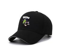 DHUAOPCK SK8 The Infi-nity Gorra de béisbol hombre, Camiseta de Vestir, Suave y Cómoda, Deporte Correr Gorras Sombrero, Casual Unisex Baseball Cap, Ajustable(Black)